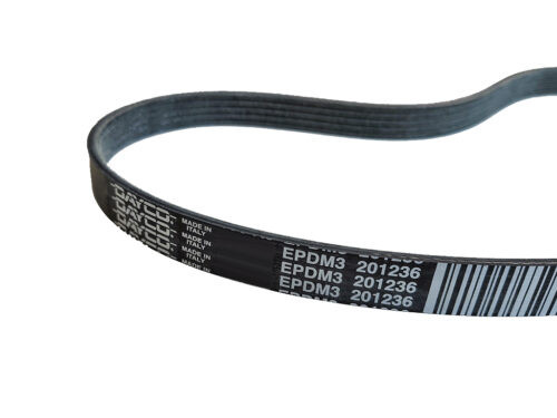 black ribbed belt