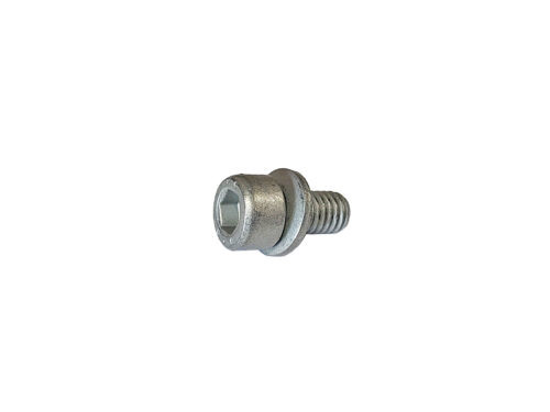 grey threaded allen bolt with washer