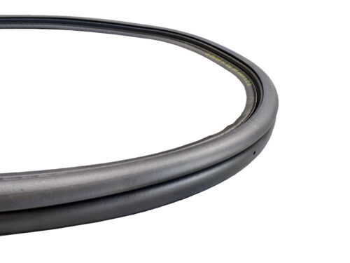black rubber door seal