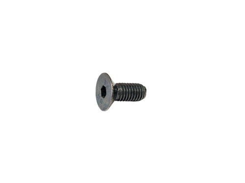 flat head black threaded screw