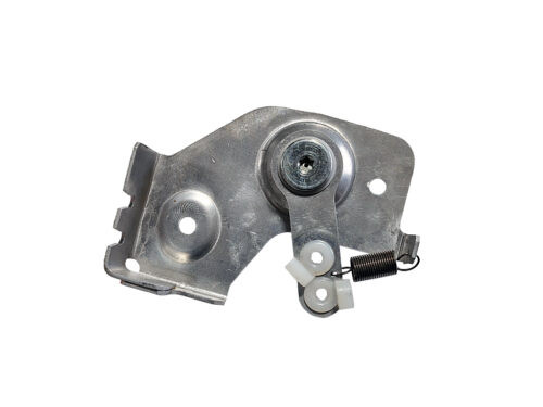 curved metal shape with holes