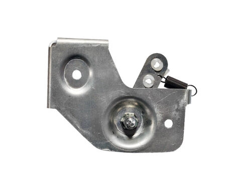 curved metal shape with holes