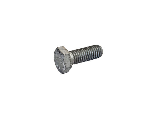 grey threaded hex bolt