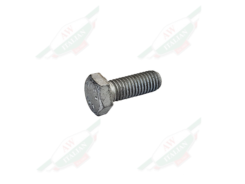 grey threaded hex bolt