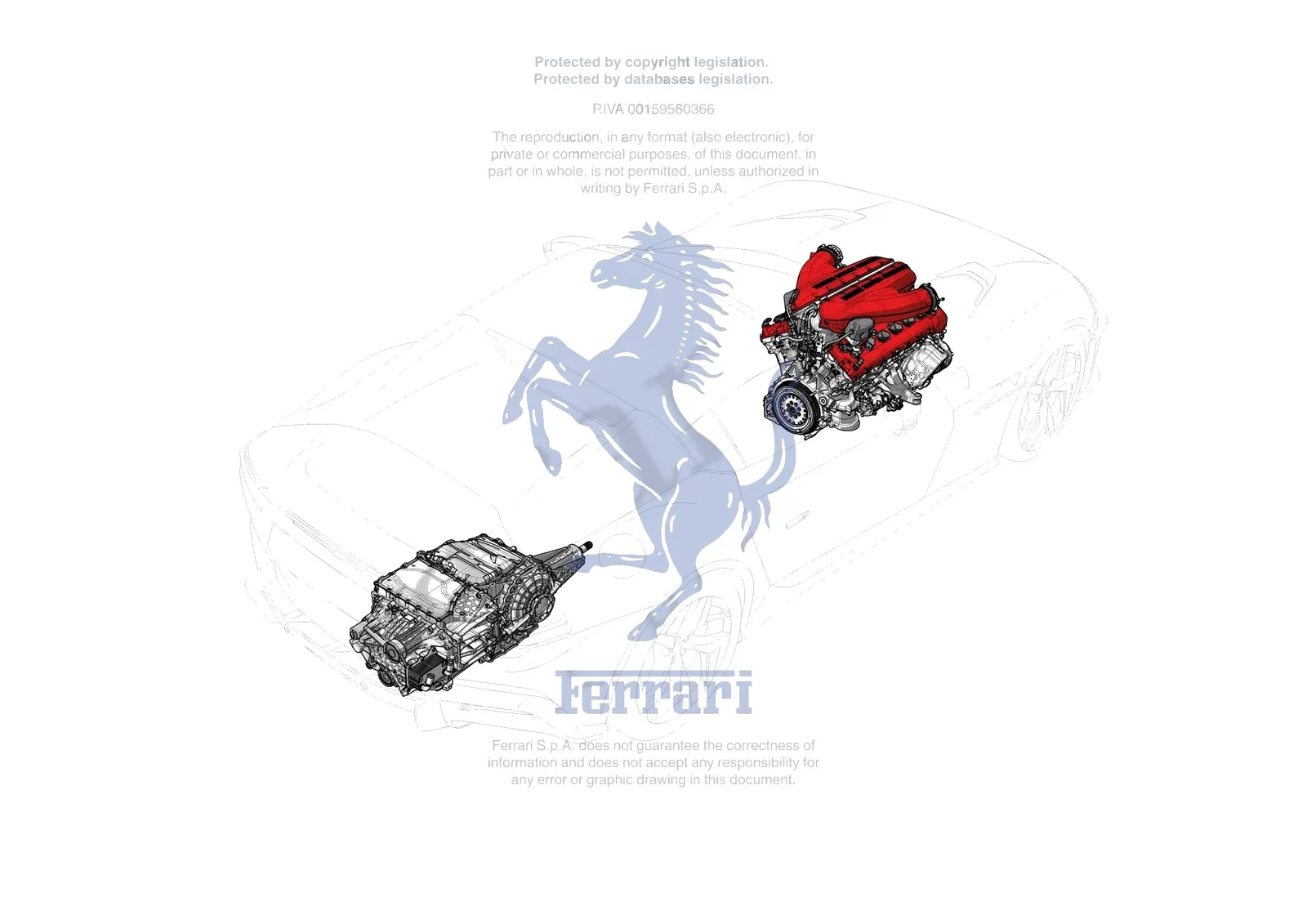 Ferrari 12 Cilindri Spider [GENERAL] - A.01 - SPARE ASSEMBLY UNITS exploded diagram