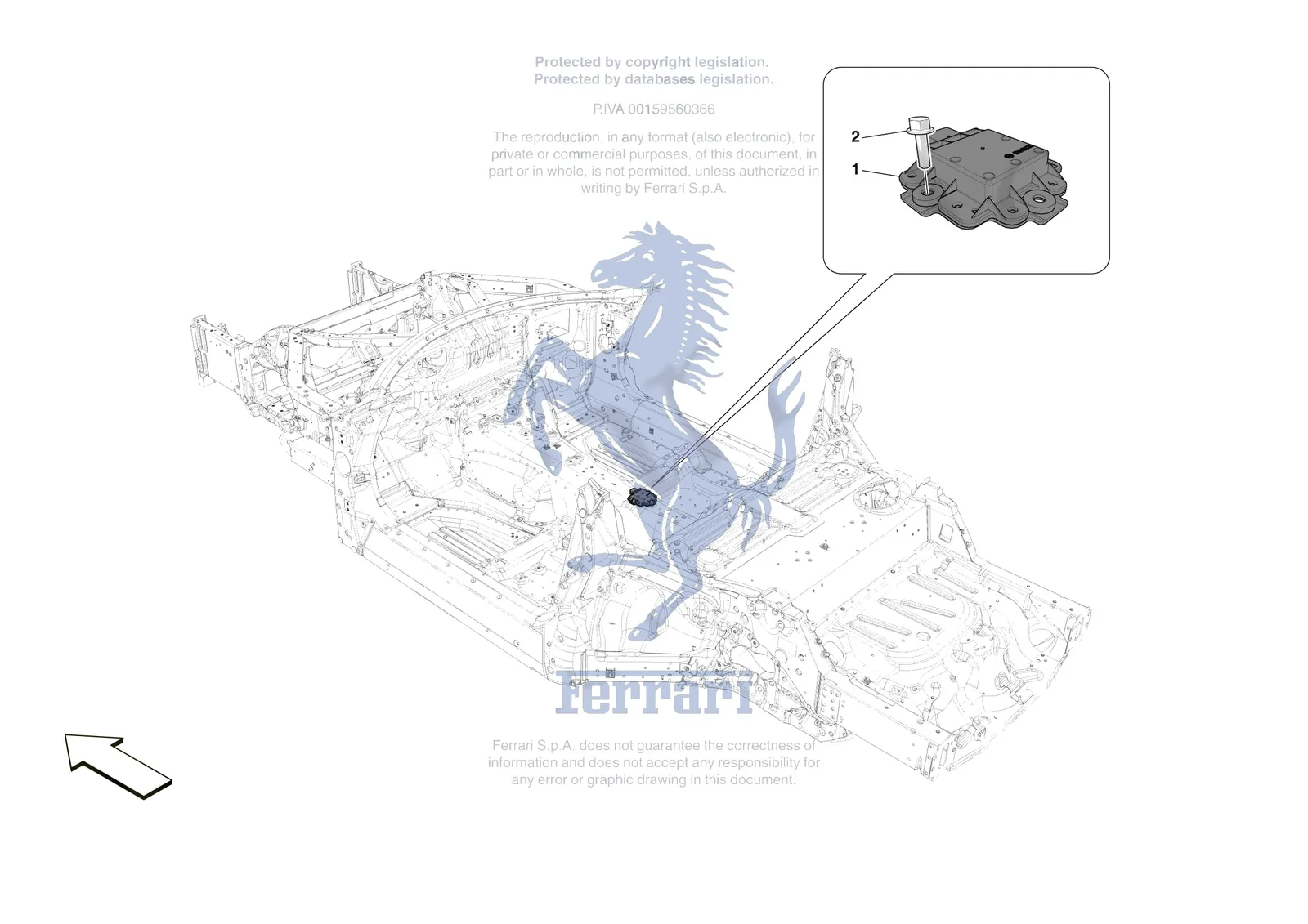 Ferrari 12 Cilindri Spider [MECHANICAL SYSTEM] - D.24 - ABS ASR SYSTEM exploded diagram