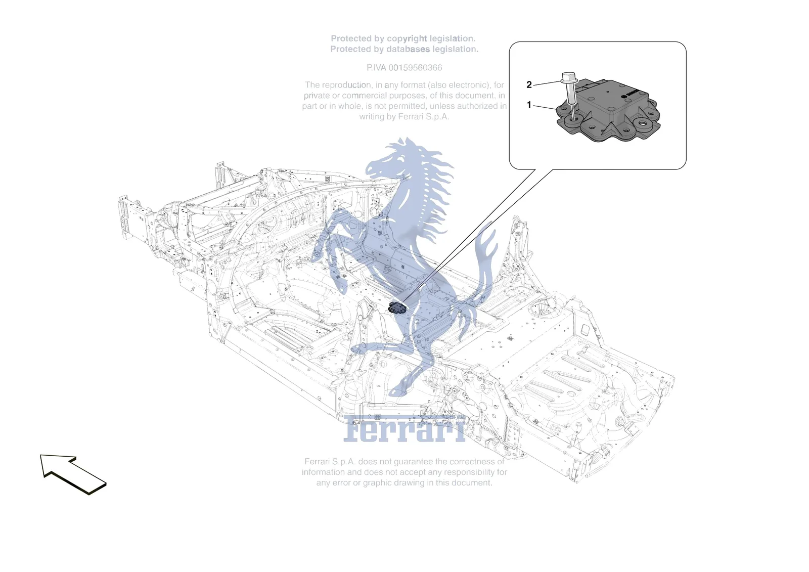 Ferrari 12 Cilindri [MECHANICAL SYSTEM] - D.24 - ABS ASR SYSTEM exploded diagram