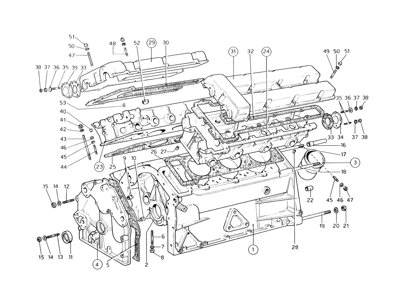 Crankcase & Cylinder Heads
