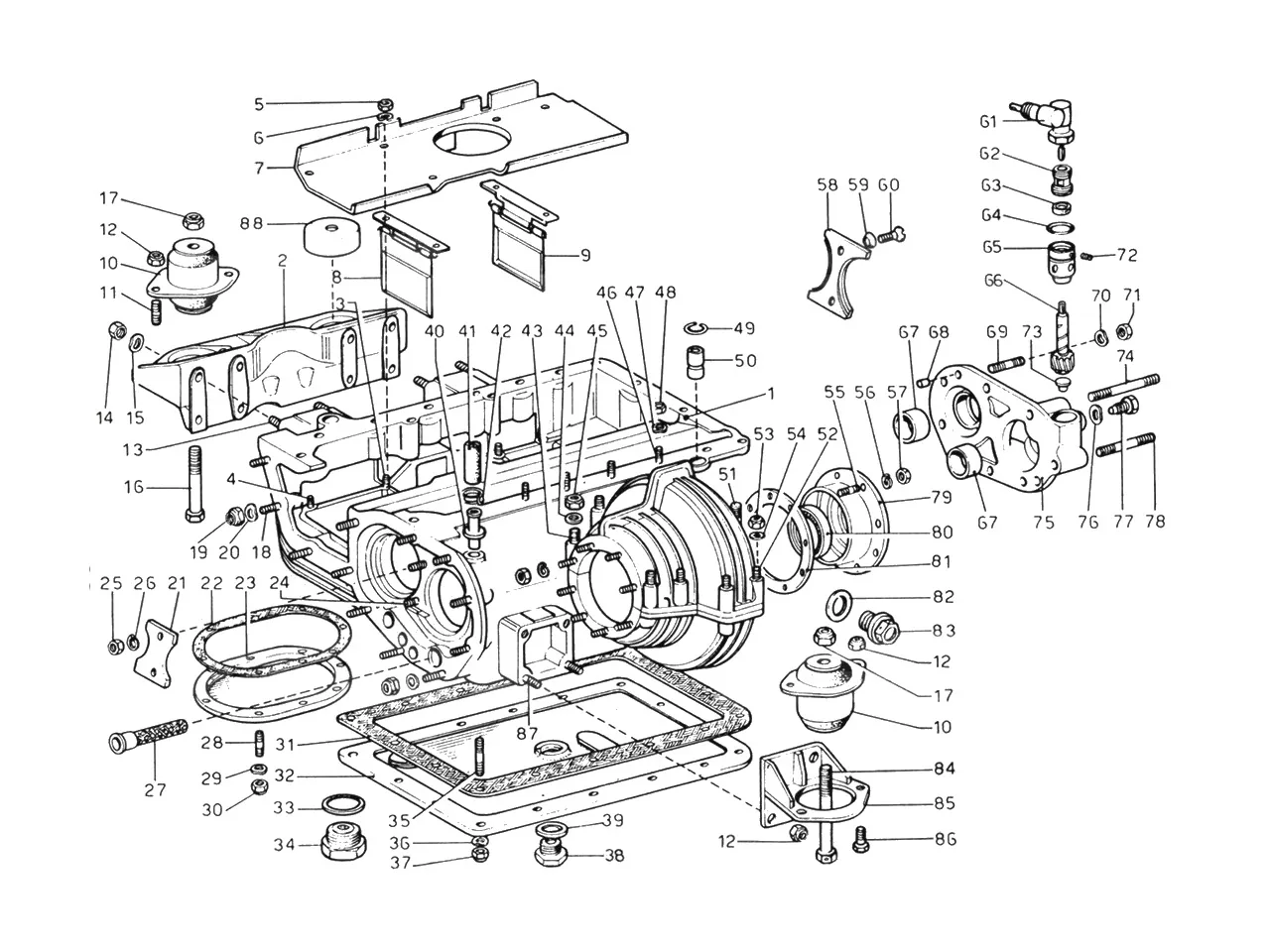 Oil Sump - Gear Box & Differential