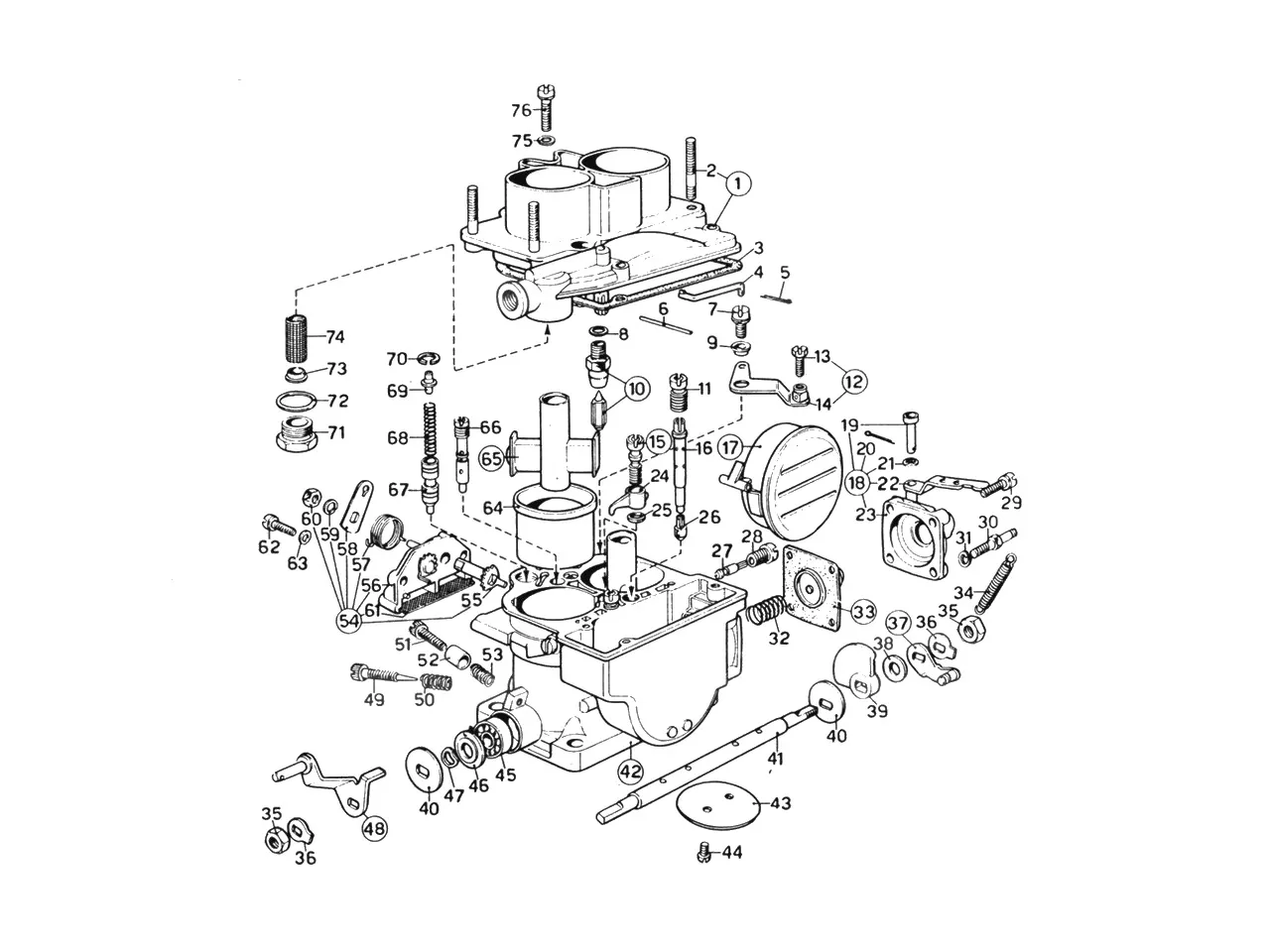 Weber 40 DCNF/1 Carburettor