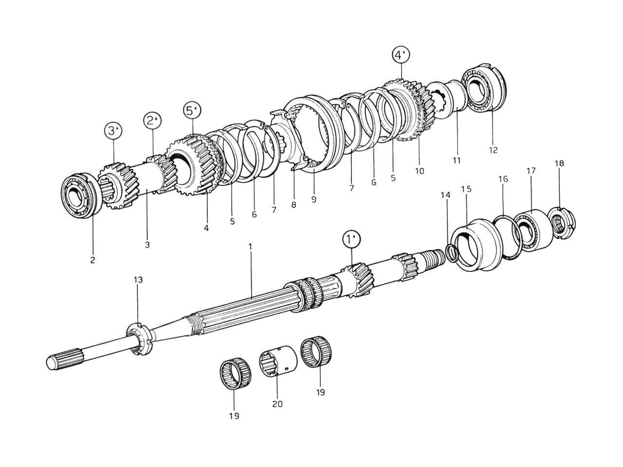 Output Shaft Gearing
