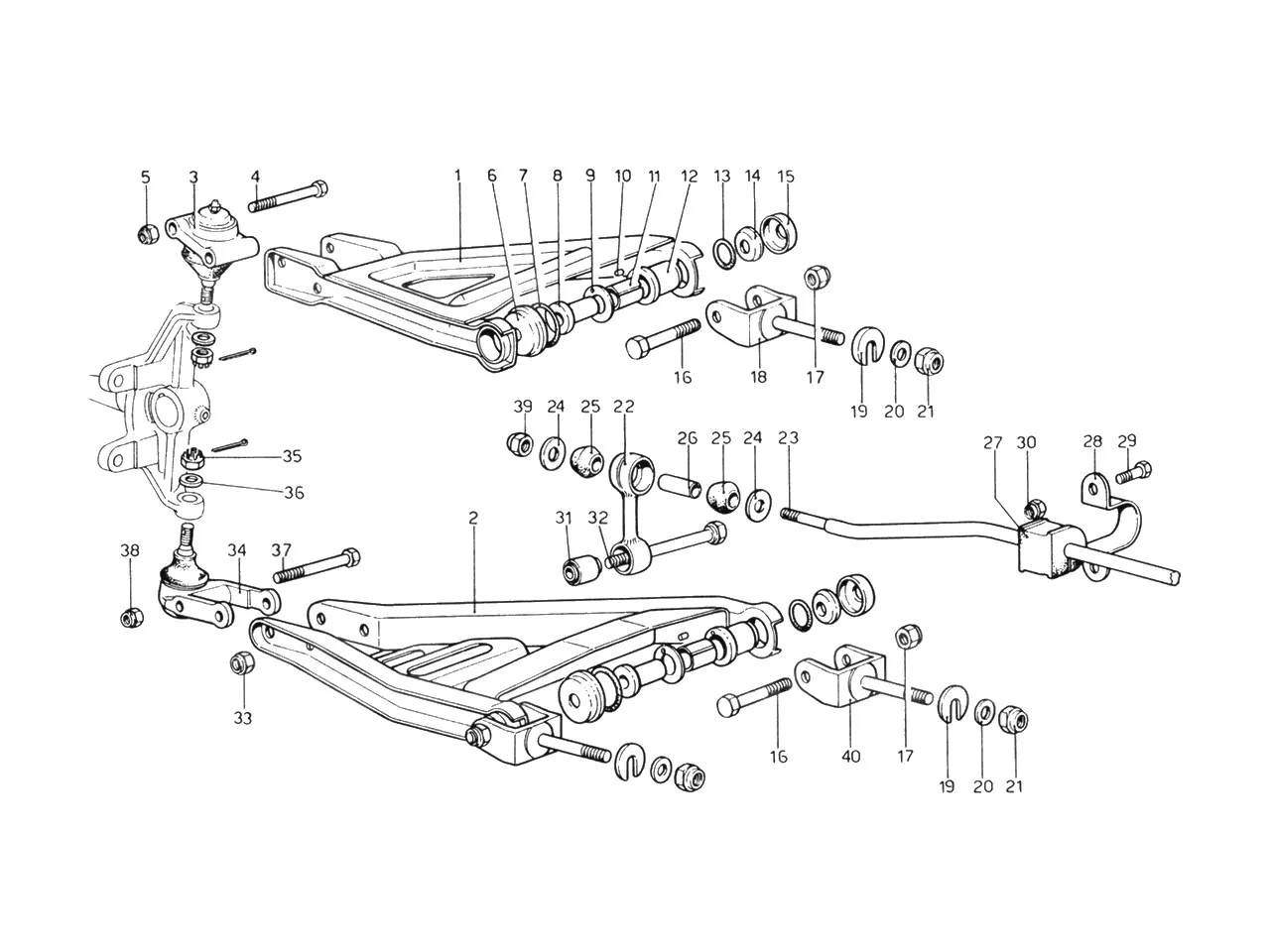 Front Suspension - Levers