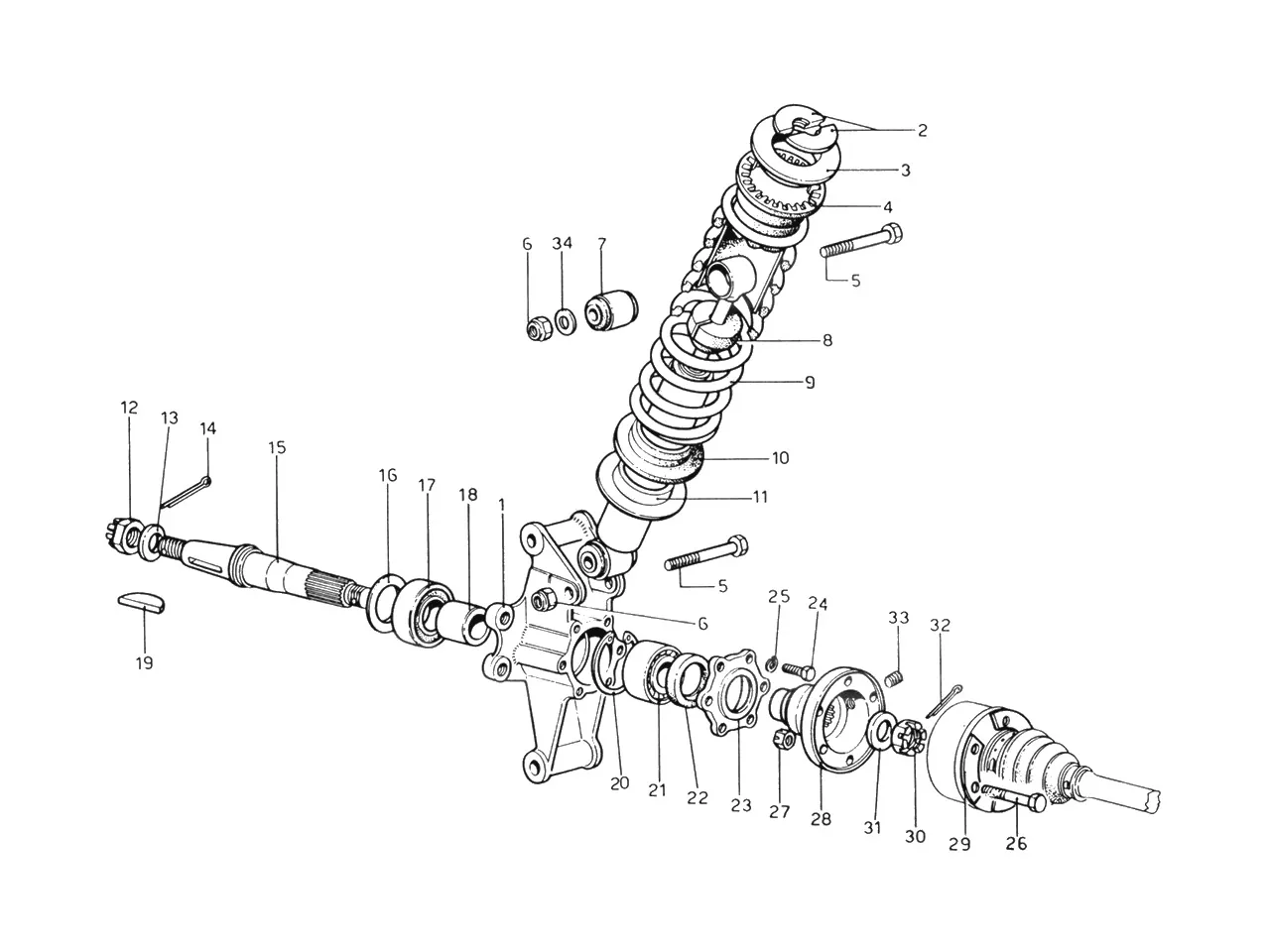 Rear Suspension - Shock Absorber