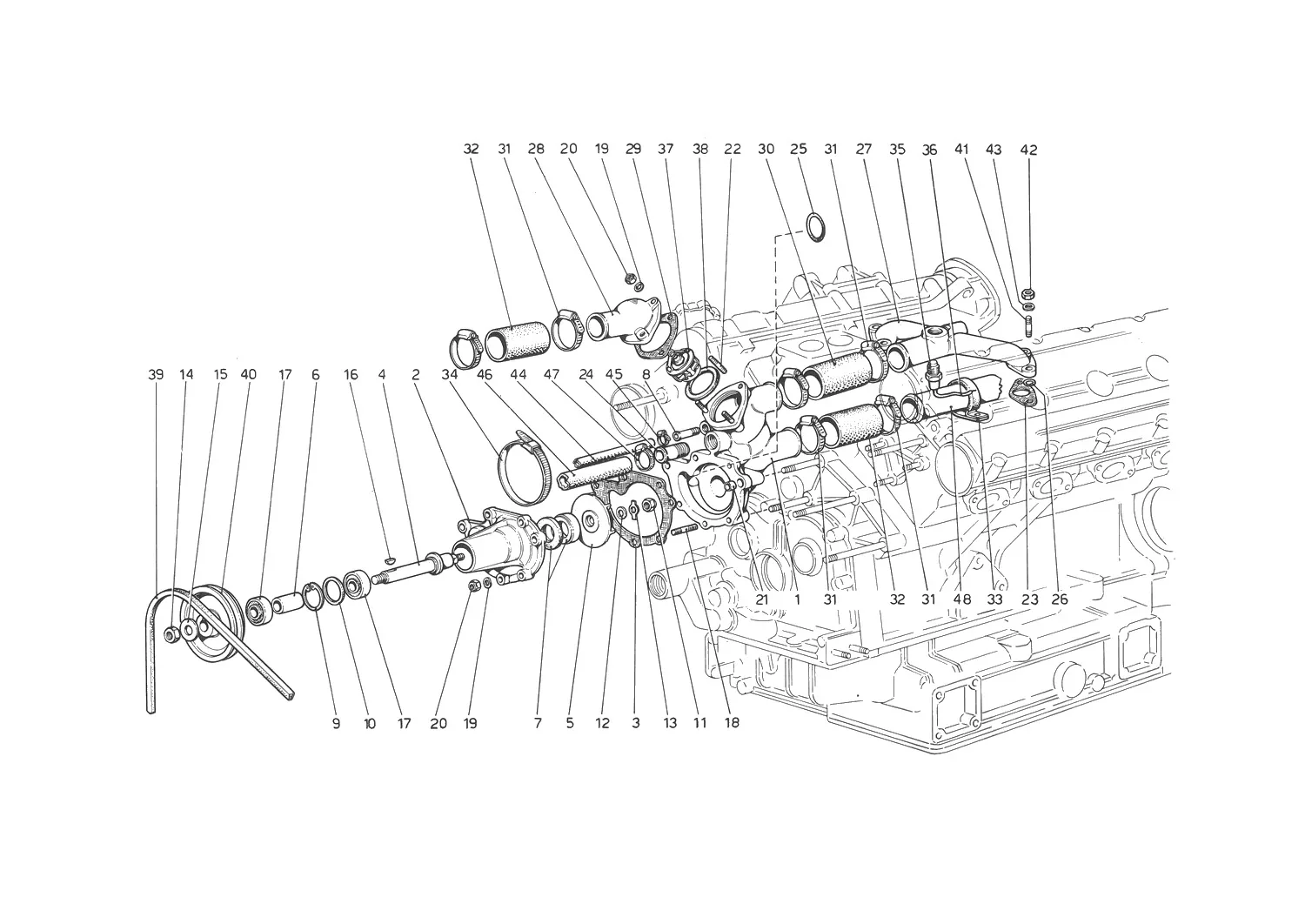 Water Pump And Pipings