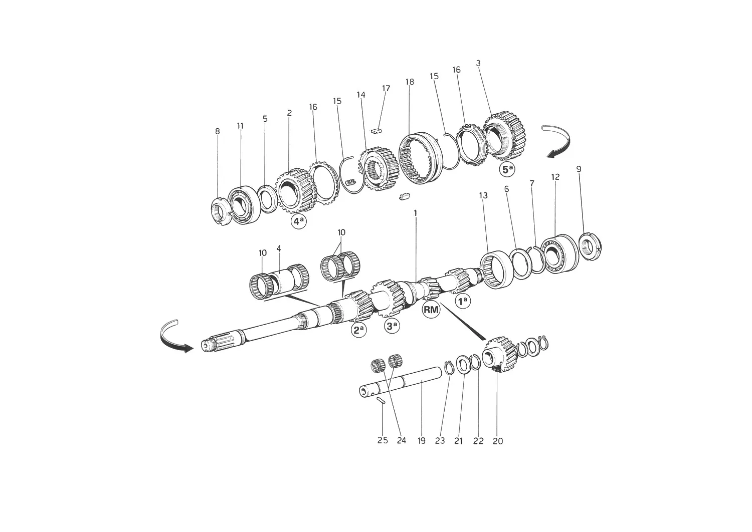 Main Shaft Gears
