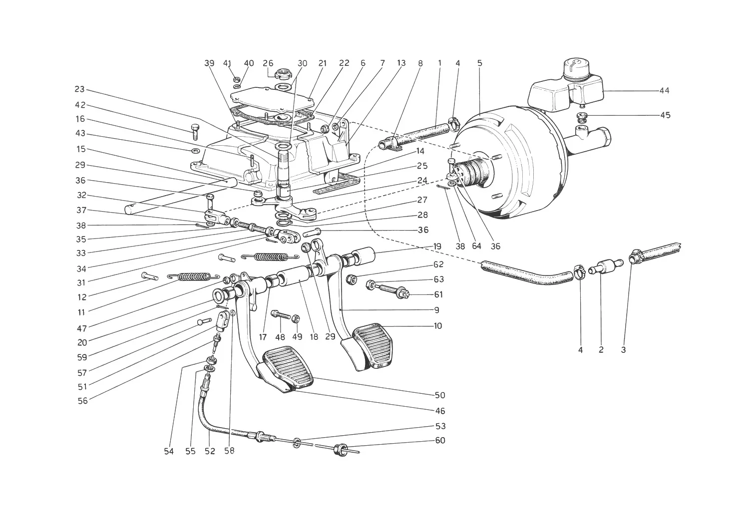 Pedal Board - Brake And Clutch Controls