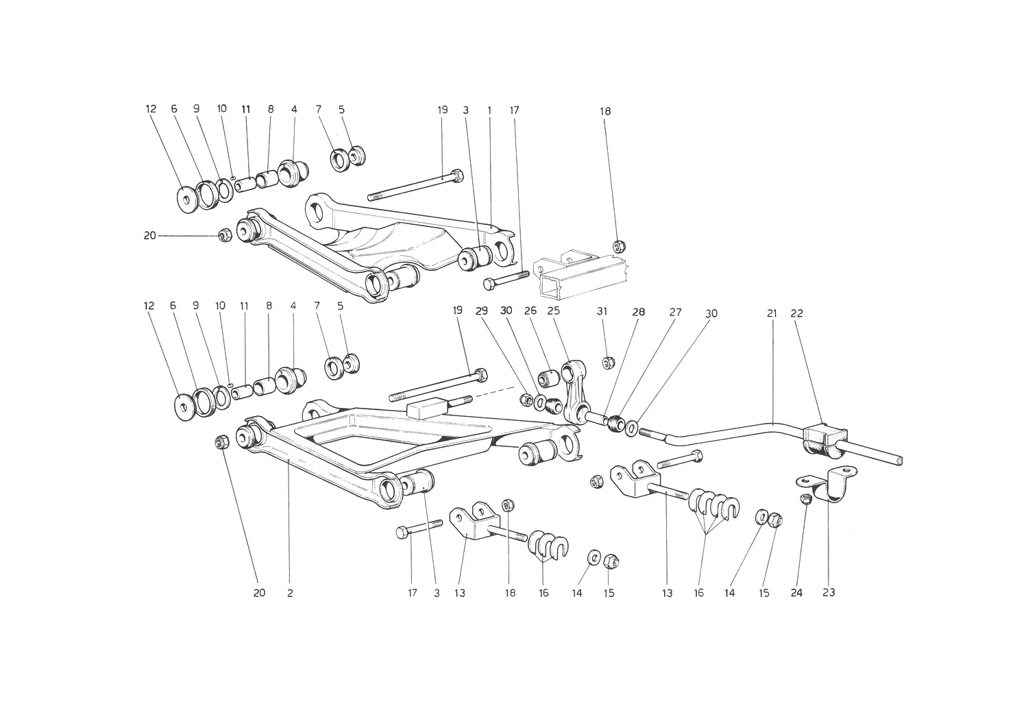 Rear Suspension - Wishbones