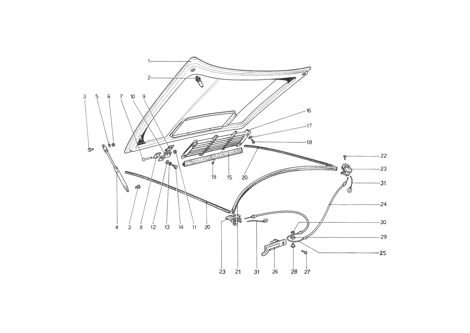 Front Compartment Lid