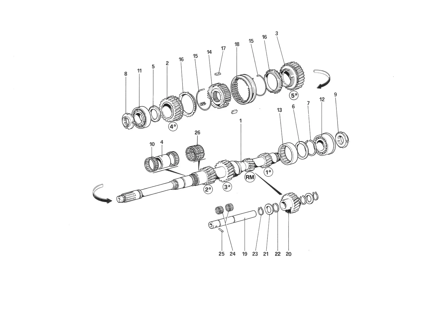 Main Shaft Gears