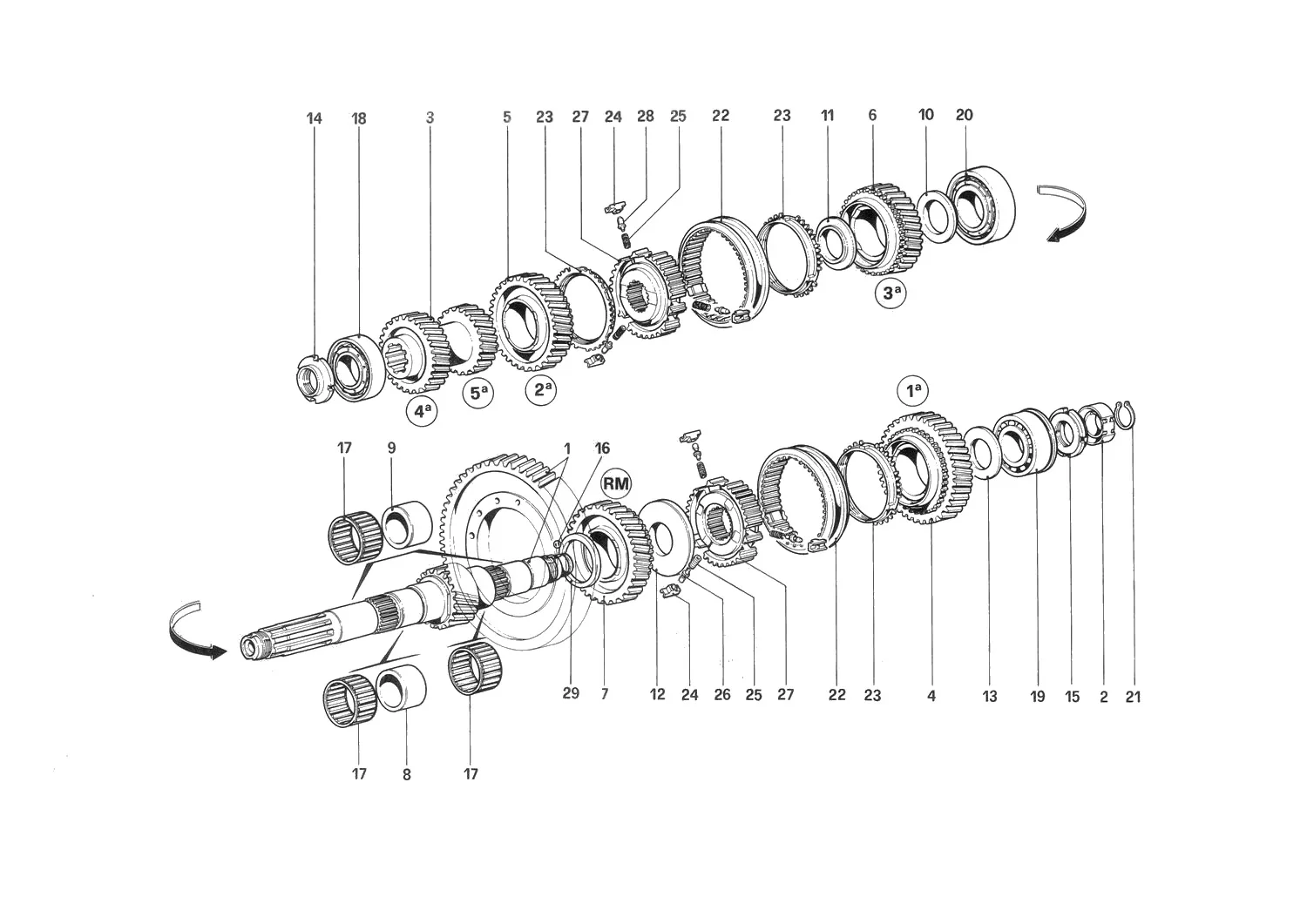 Lay Shaft Gears