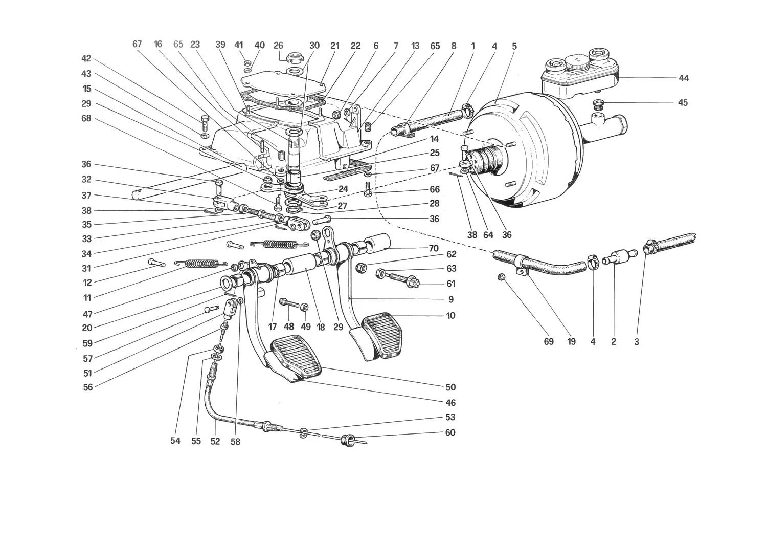 Pedal Board - Brake And Clutch Controls