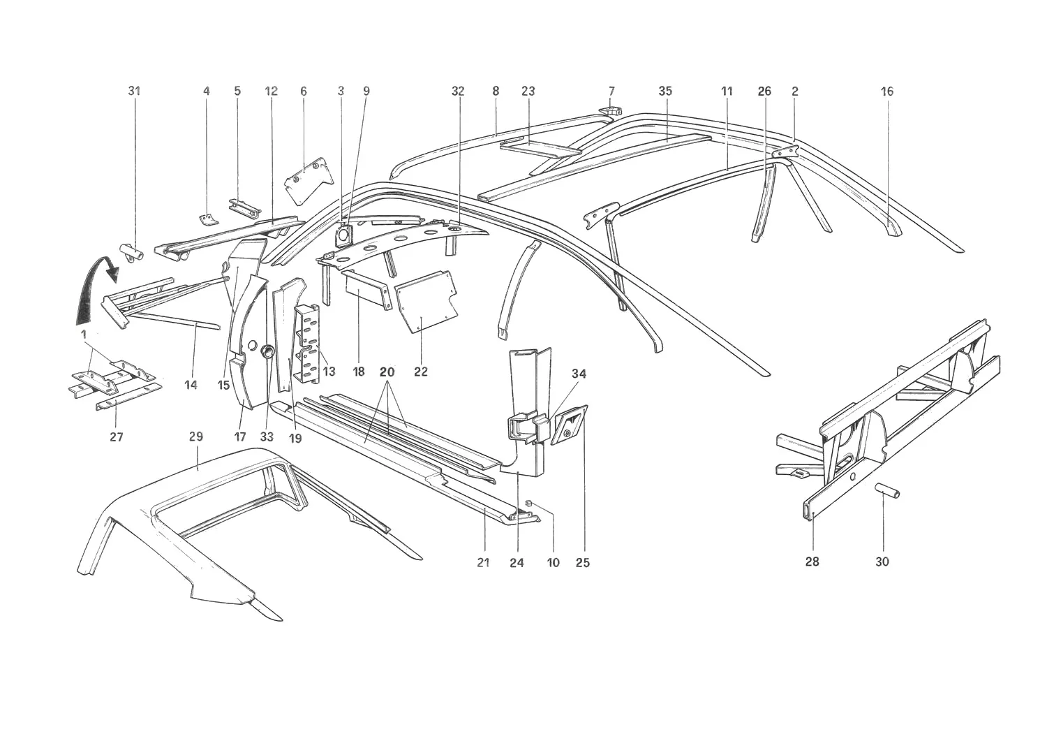 Body Shell - Inner Elements