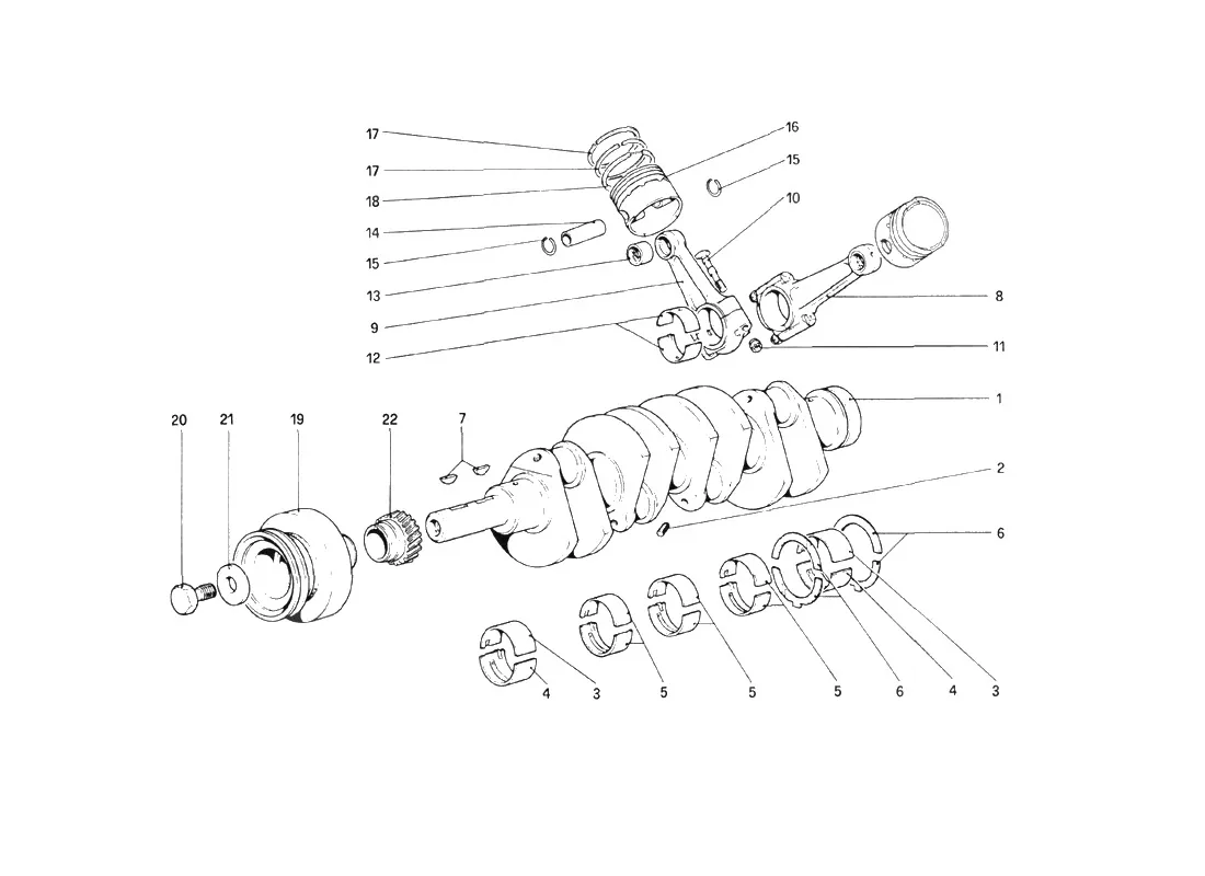 Crankshaft - Connecting Rods And Pistons