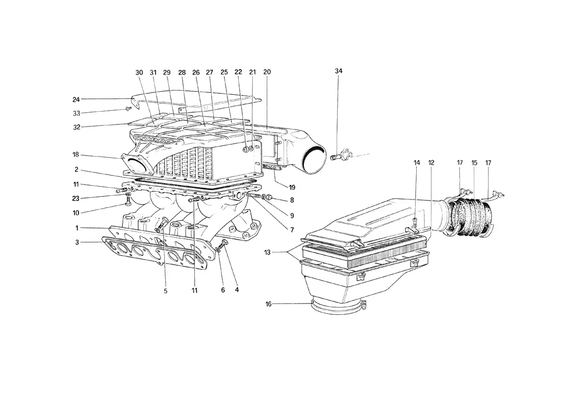 Air Intake, Manifolds And Heat Exchangers