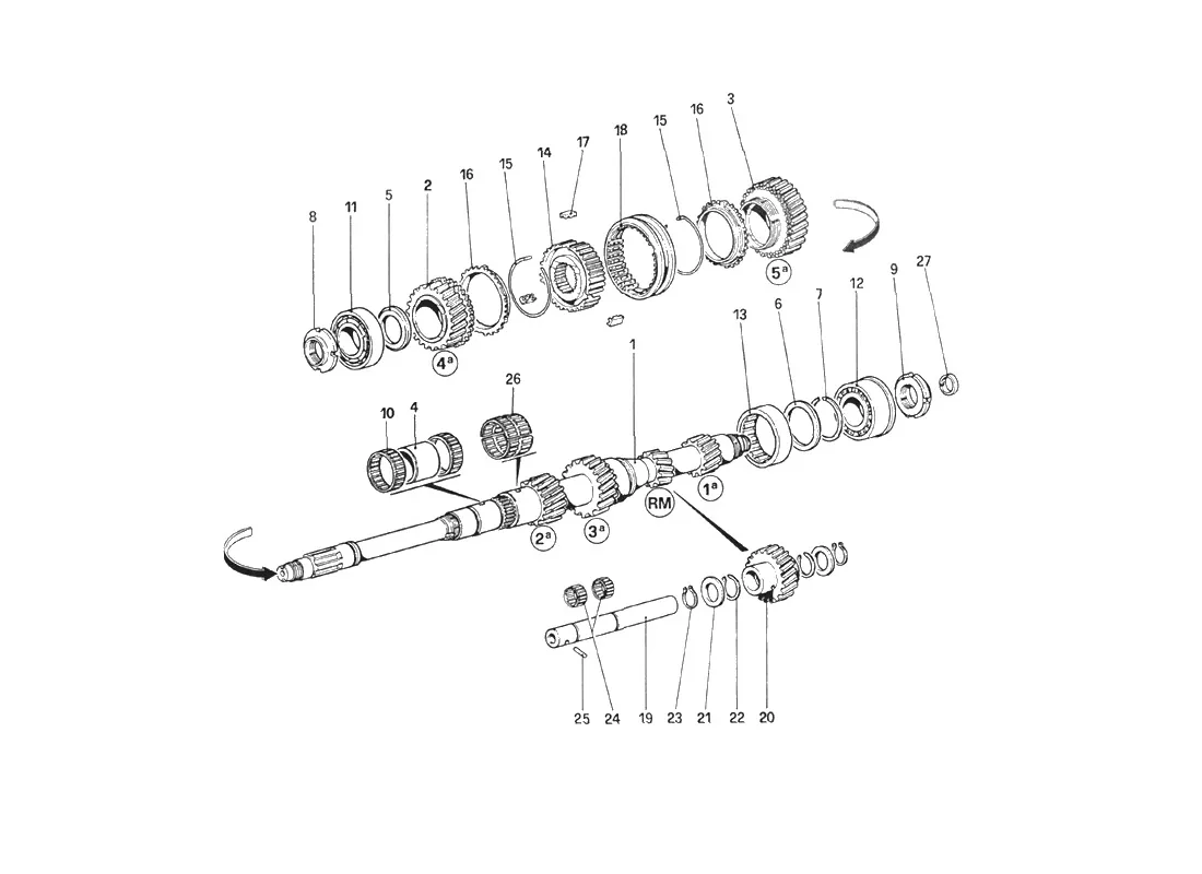 Main Shaft Gears