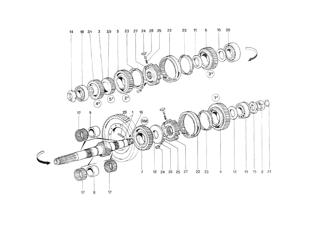 Lay Shaft Gears