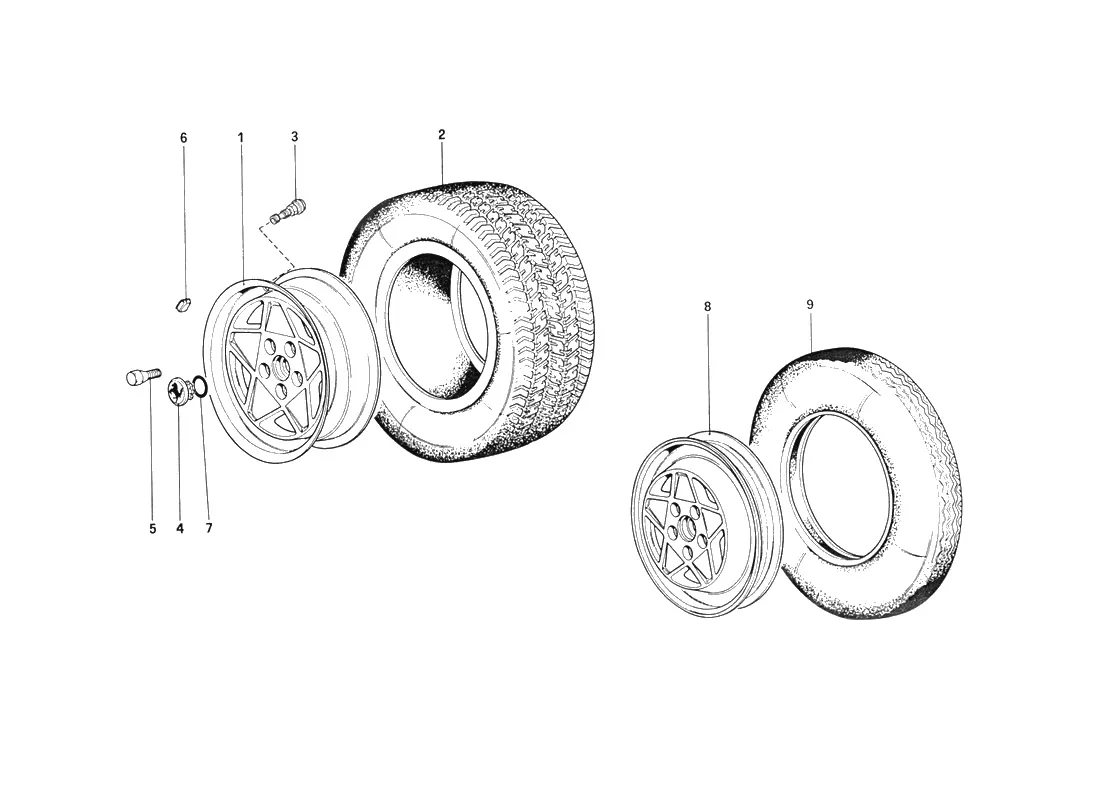 Wheels (Up To Car No. 76625)