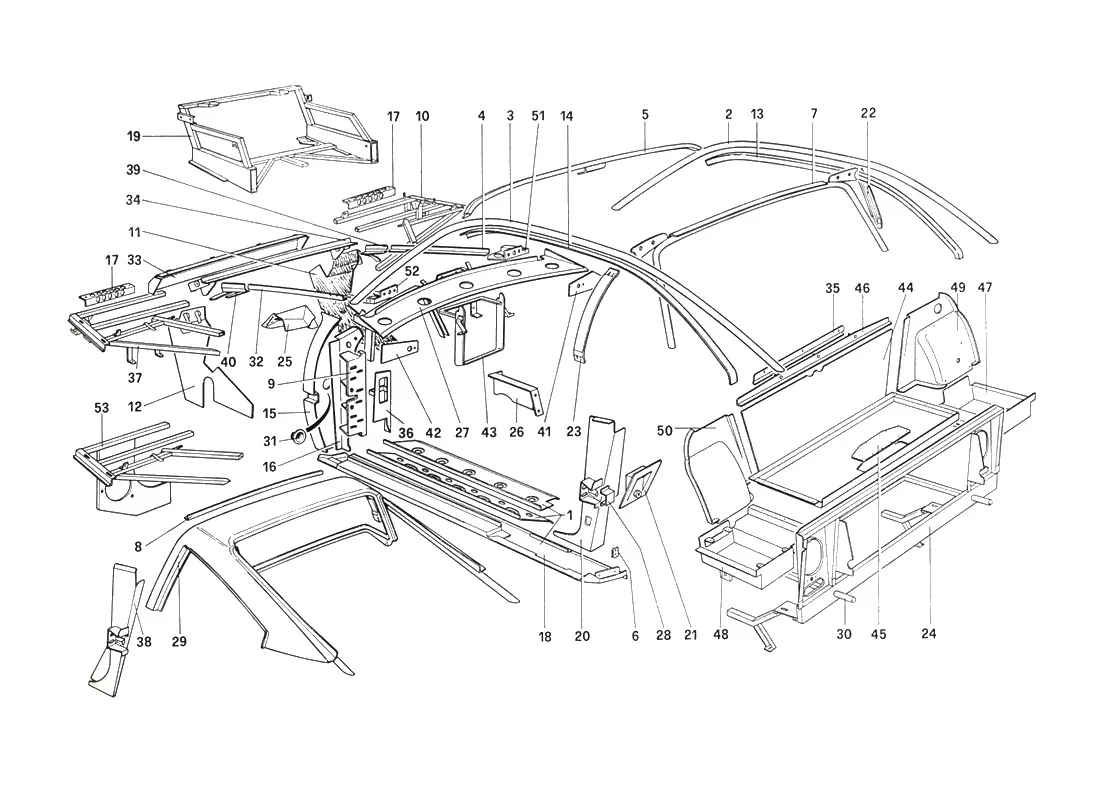Body Shell - Inner Elements