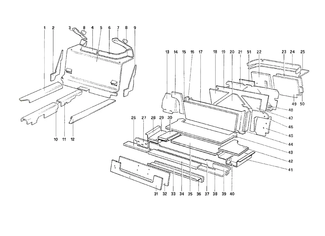 Luggage And Passenger Compart. Insulation