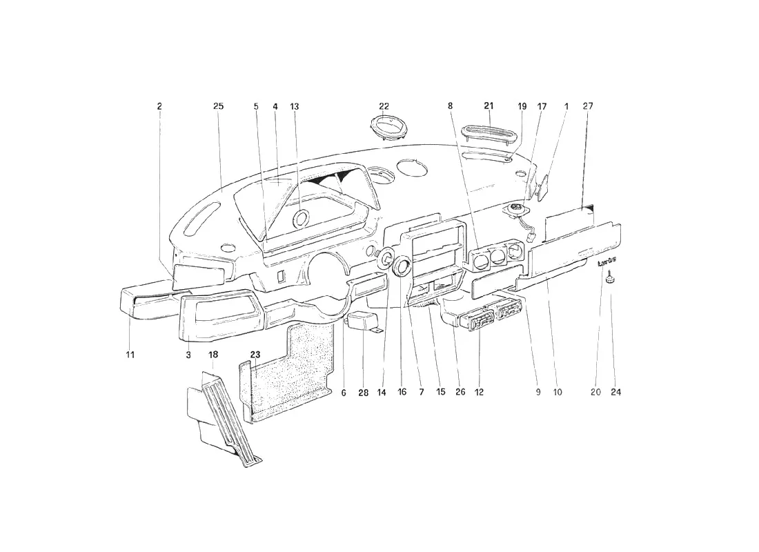 Instruments Panel (Untill Car 71595)