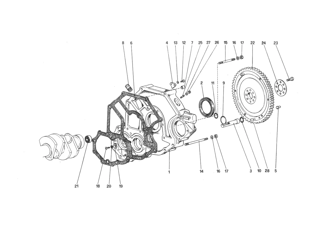 Flywheel And Clutch Housing Spacer