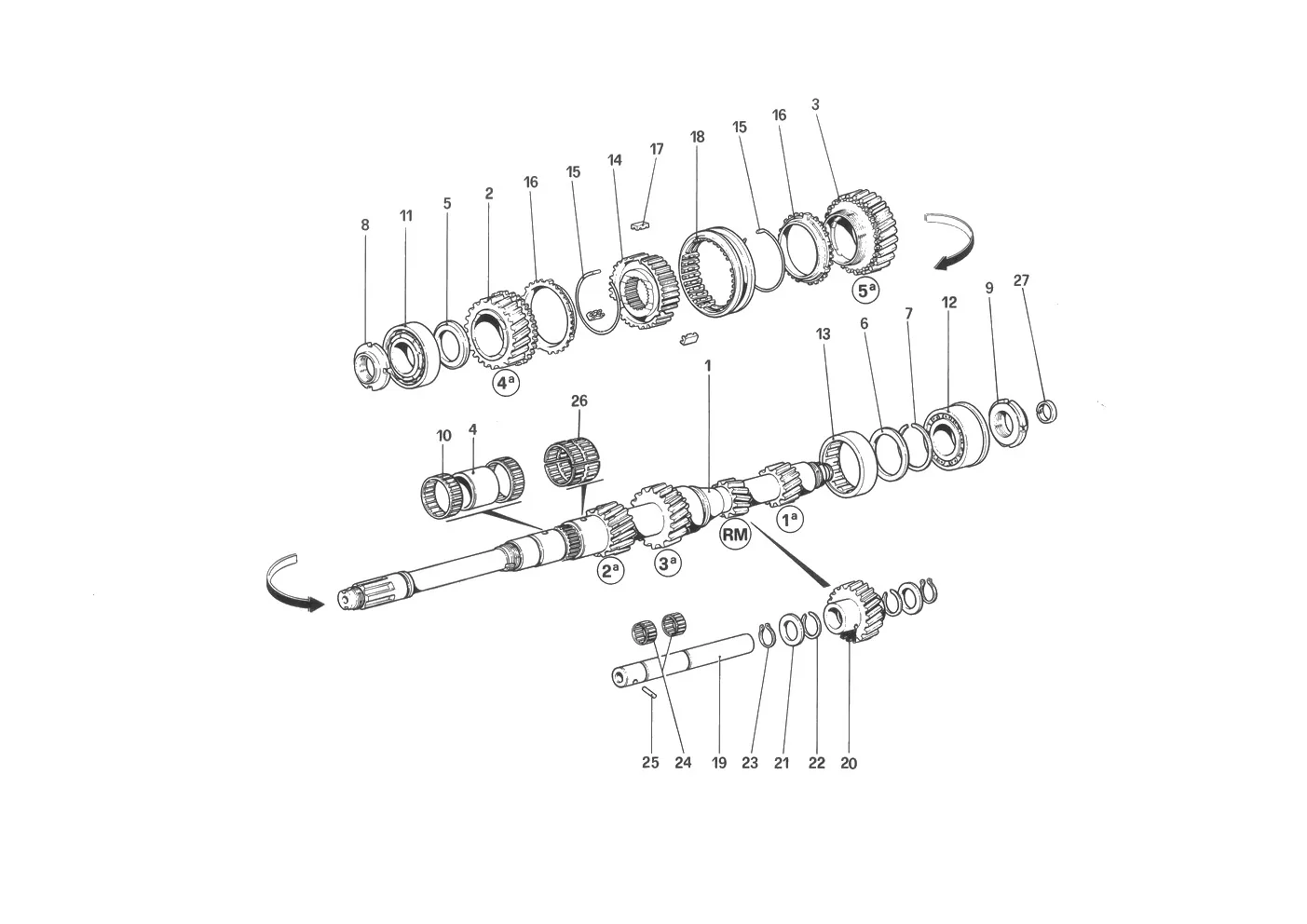 Main Shaft Gears