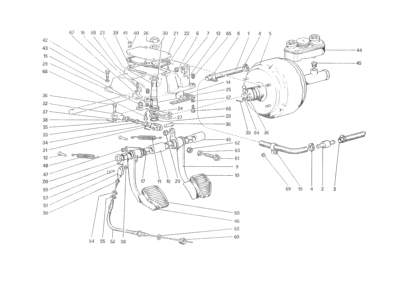 Pedal Board - Brake And Clutch Controls