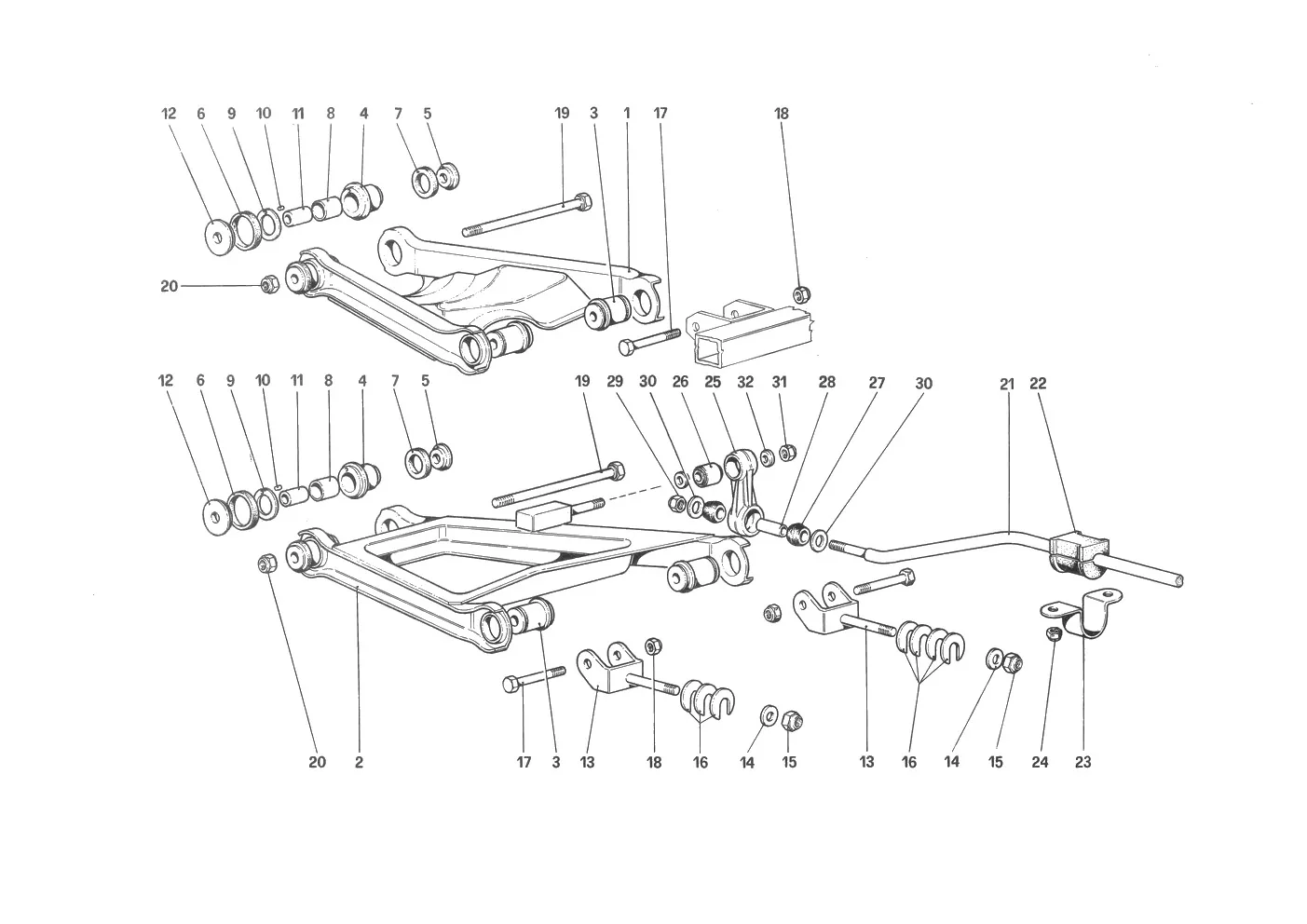 Rear Suspension - Wishbones
