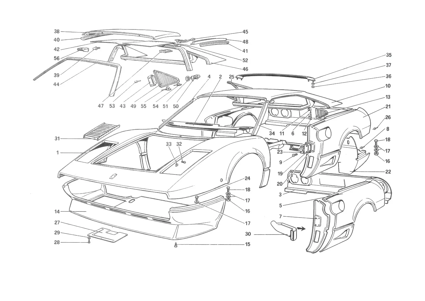 Body Shell - Outer Elements