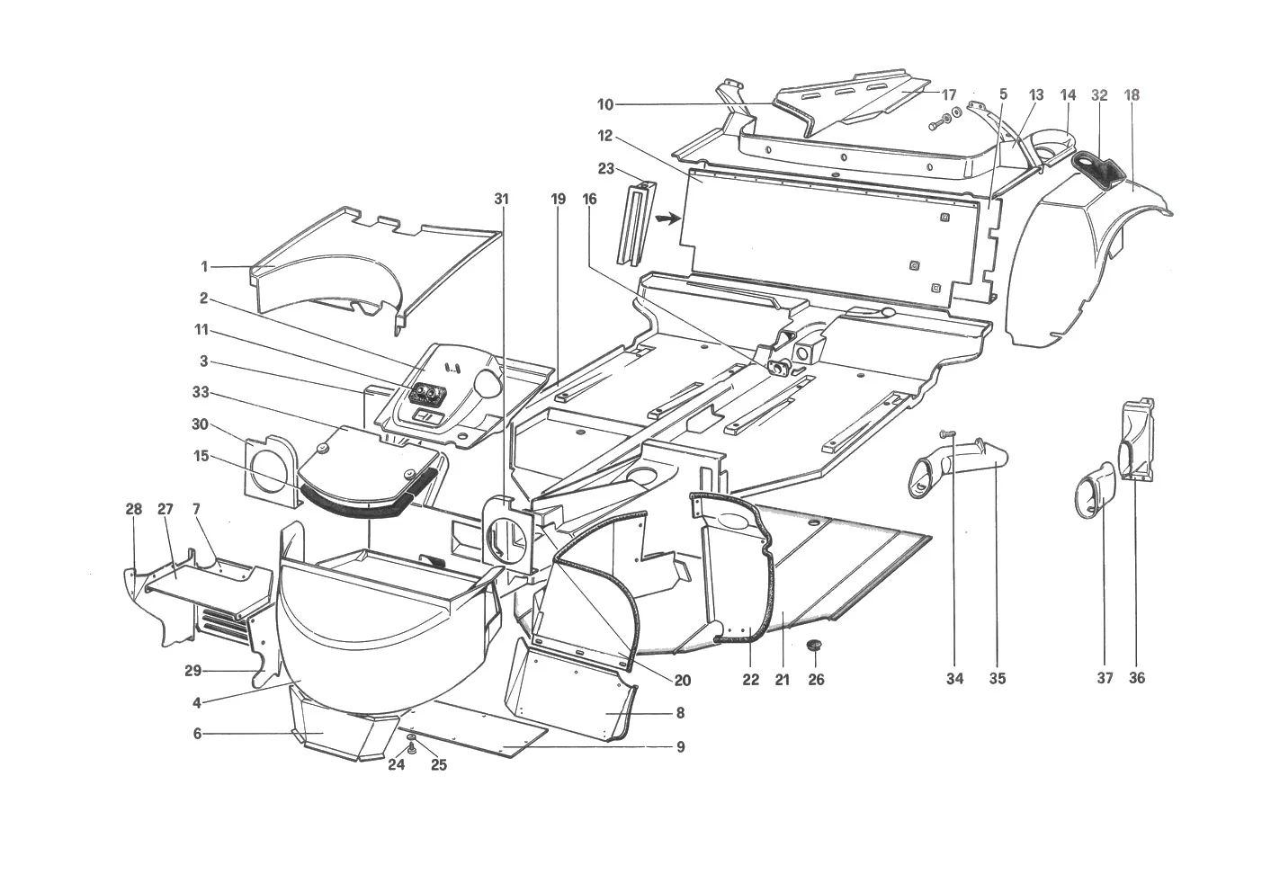 Body Shell - Inner Elements