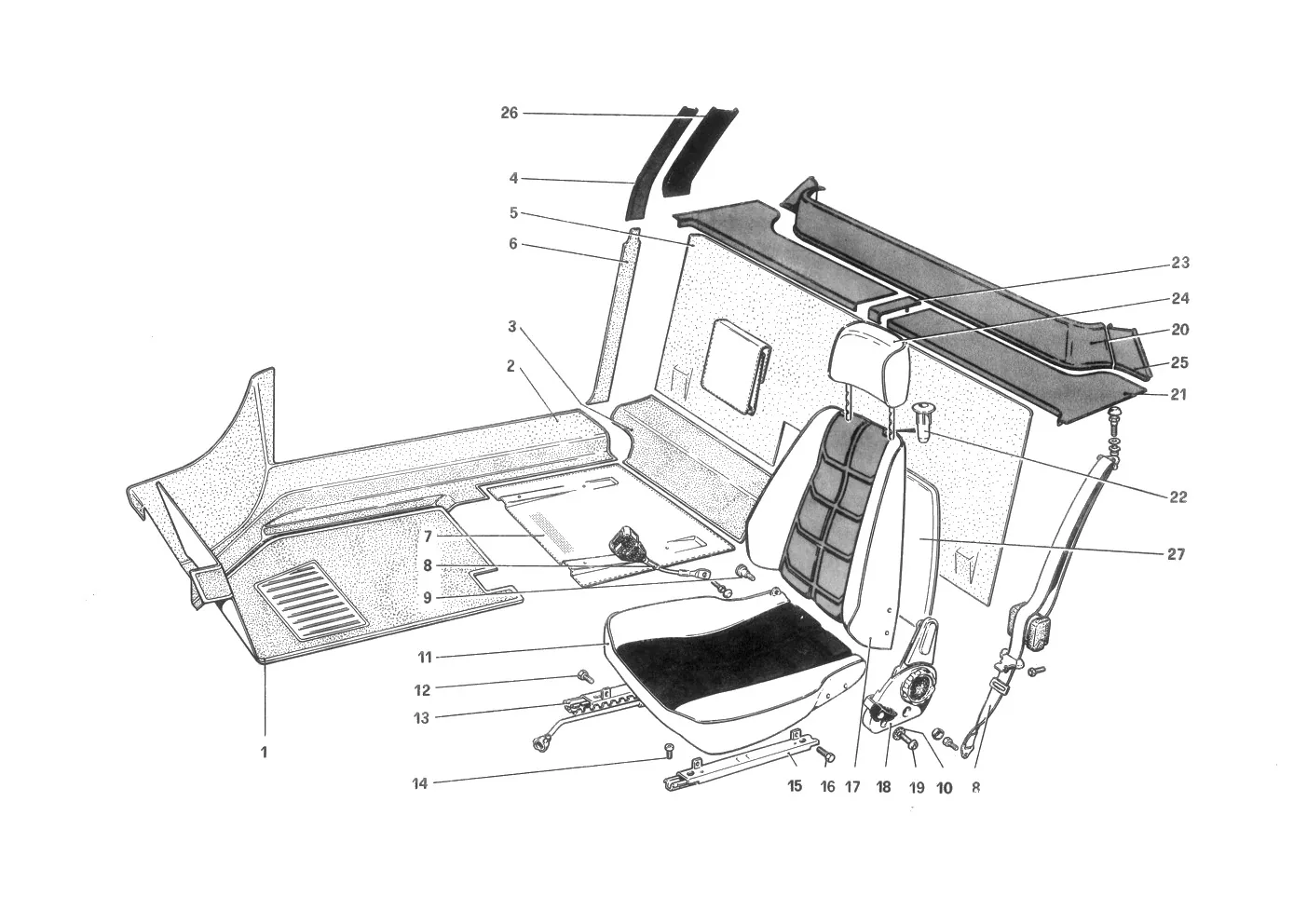 Interior Trim, Accessories And Seats