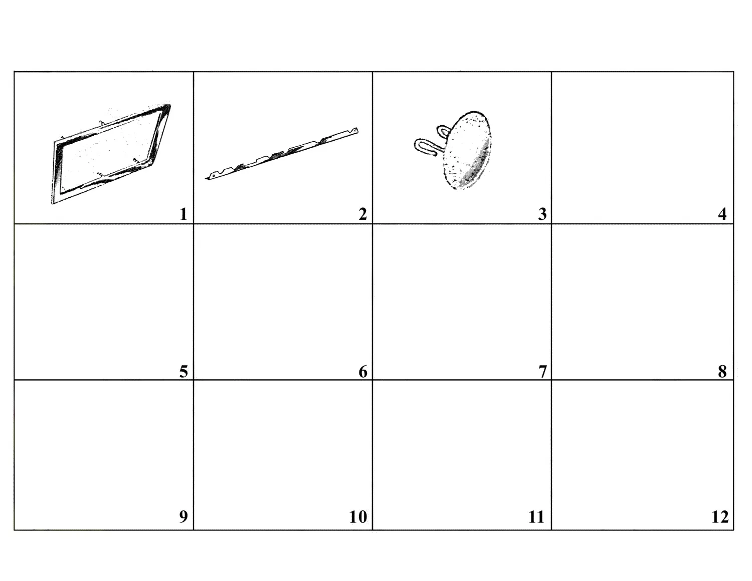 Ferrari 250 GT 2+2 (GTE) Doors exploded diagram