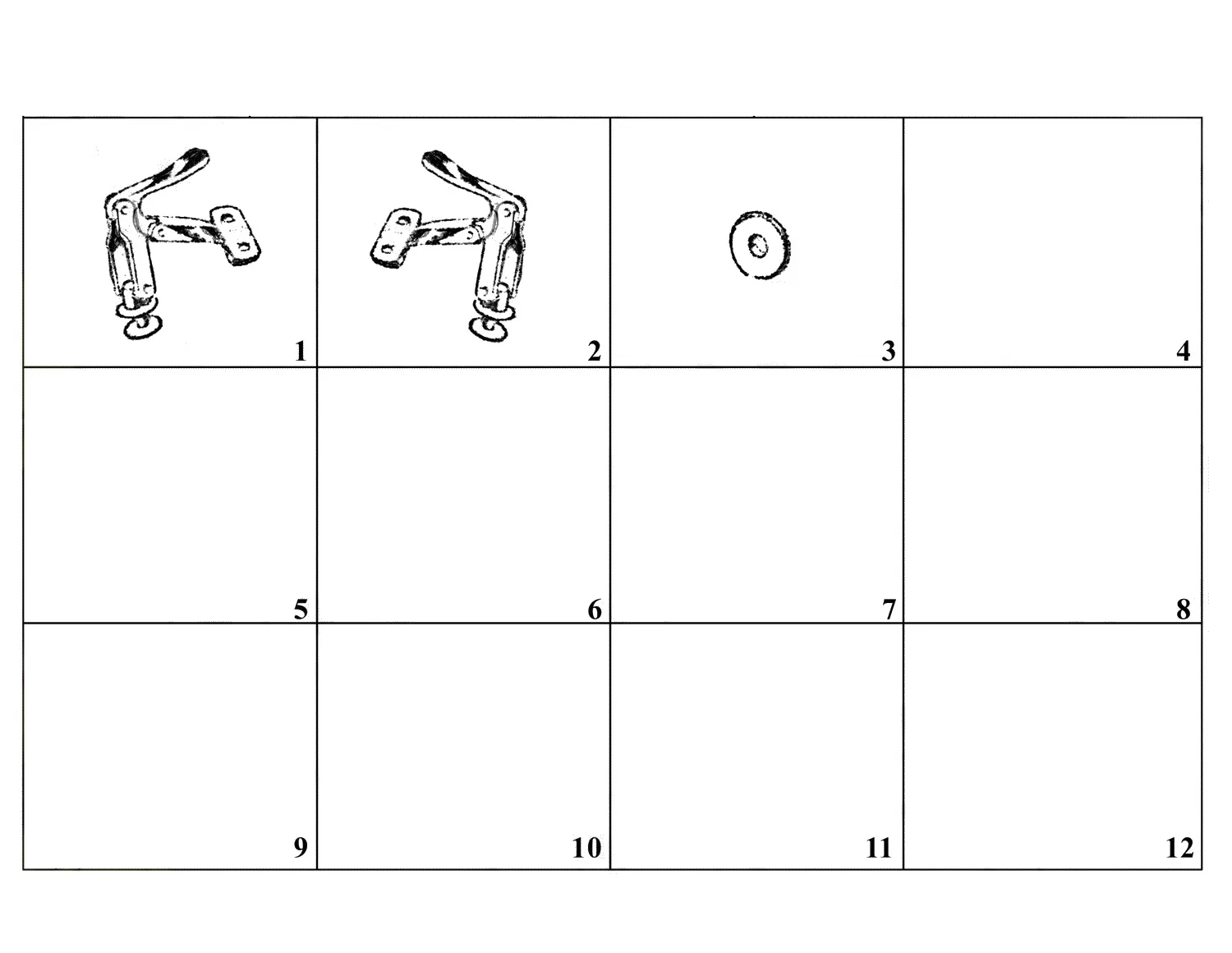 Ferrari 250 GT 2+2 (GTE) Rear Side Windows exploded diagram