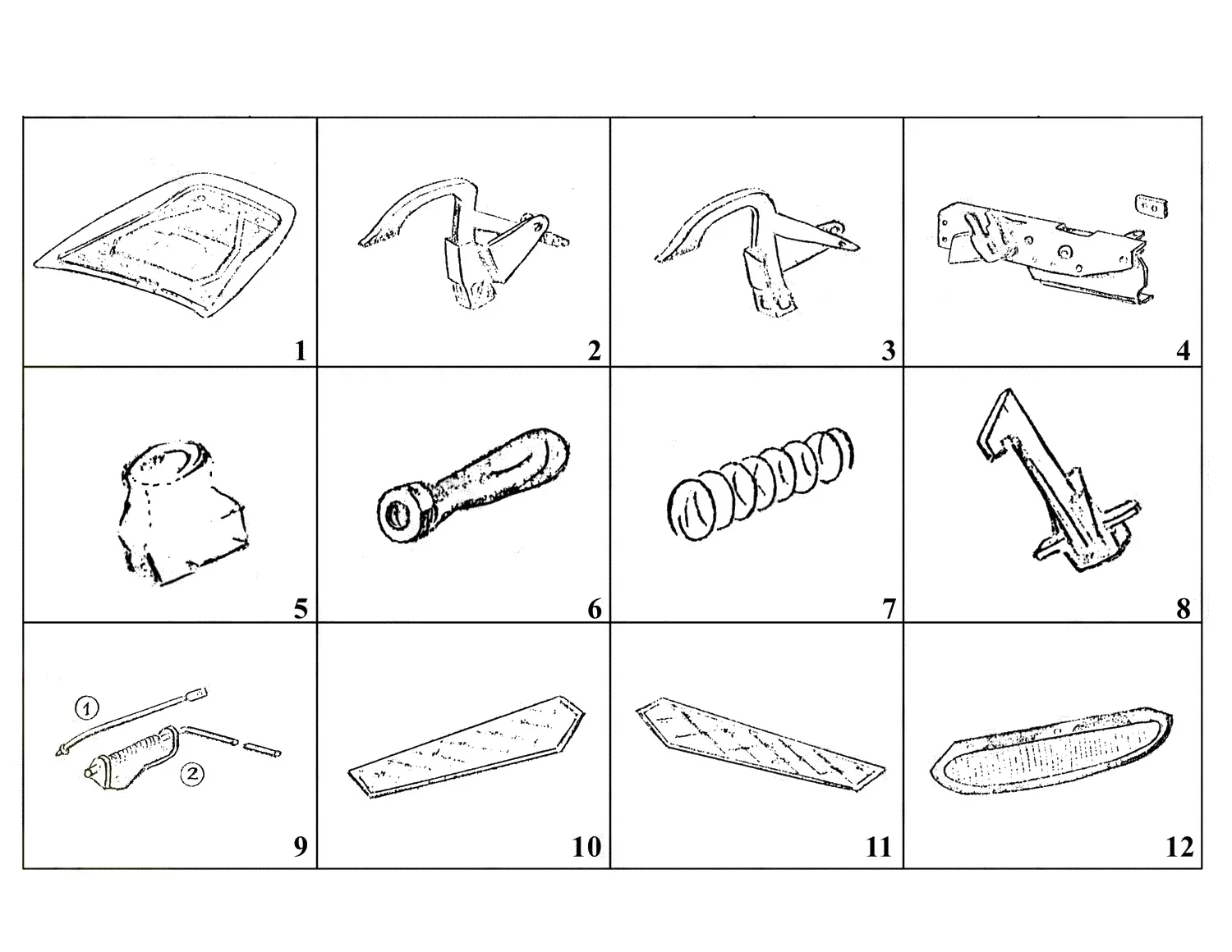 Bonnet Components