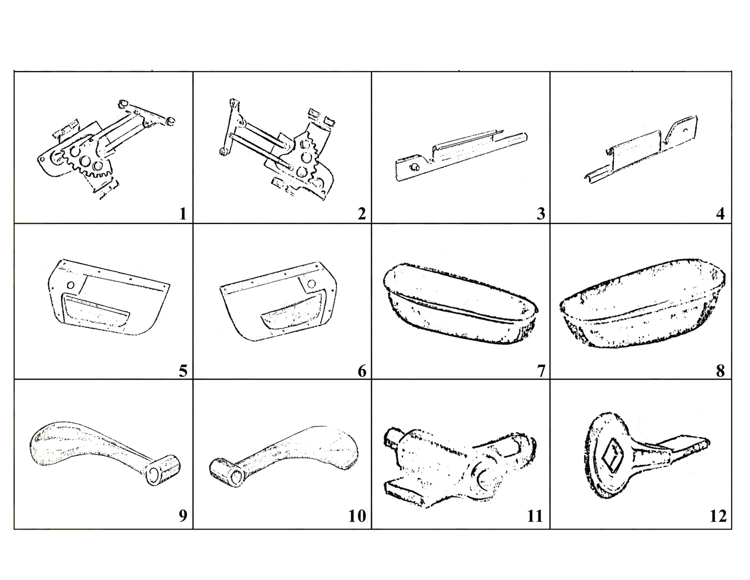 Ferrari 250 GT Pininfarina Coupe Door Frame And Components — Parts ...