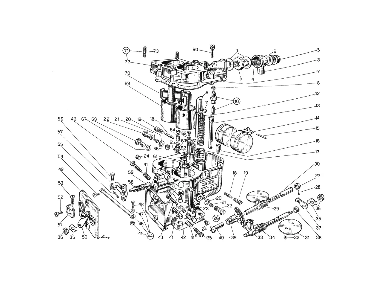 Carburettors Weber 40 Dcz/6