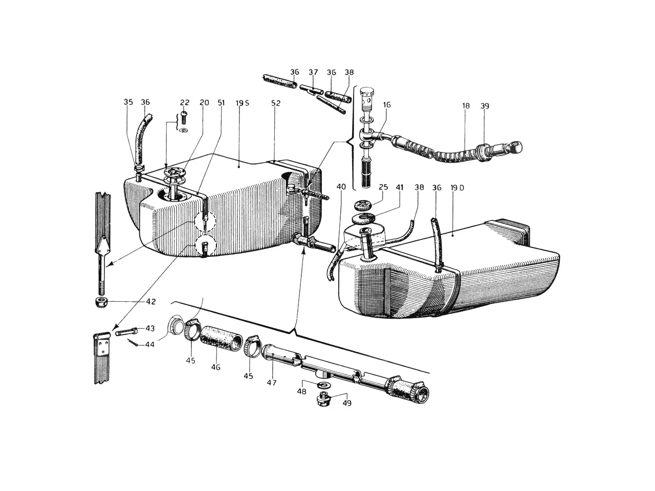 Fuel Tank - LHD Upto 31-12-1965
