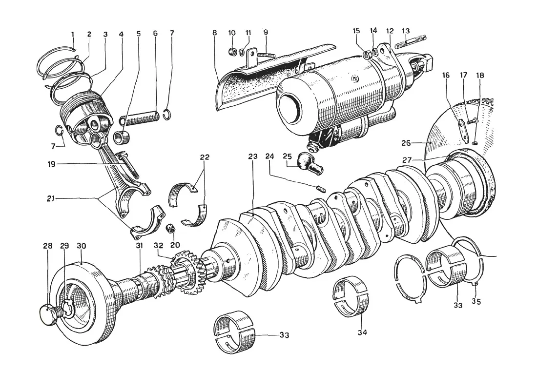 Crankshaft - Connecting Rods