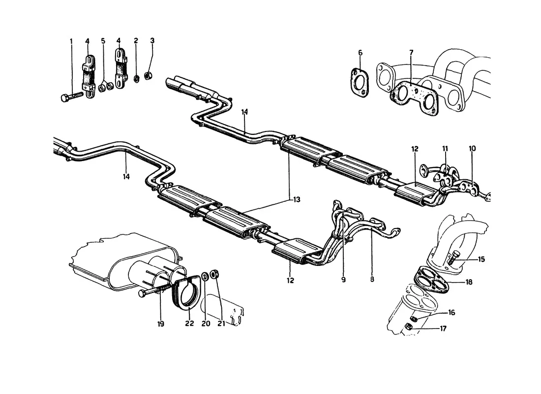 Exhaust Pipes Assembly