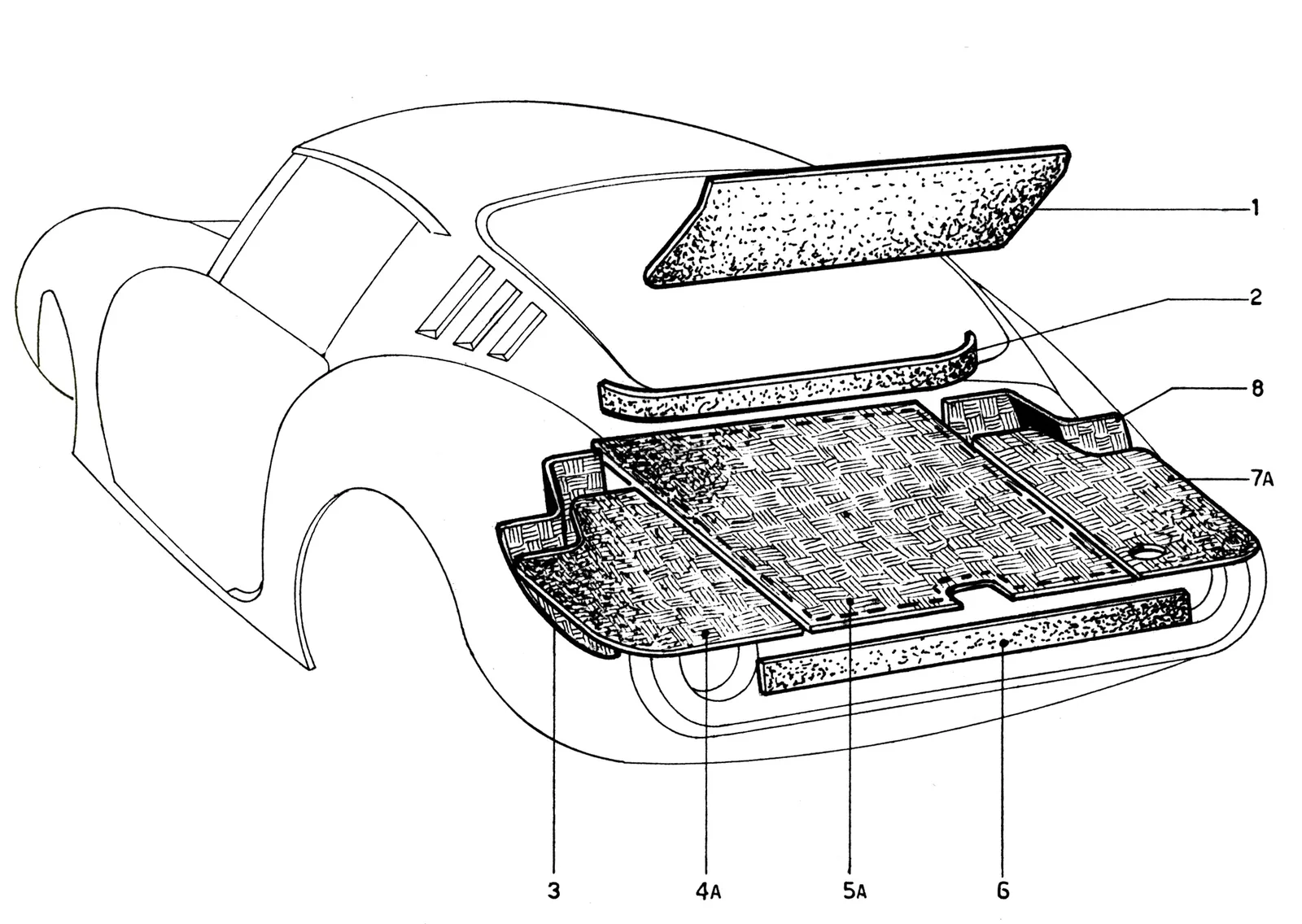 Boot Carpets 275GTB4